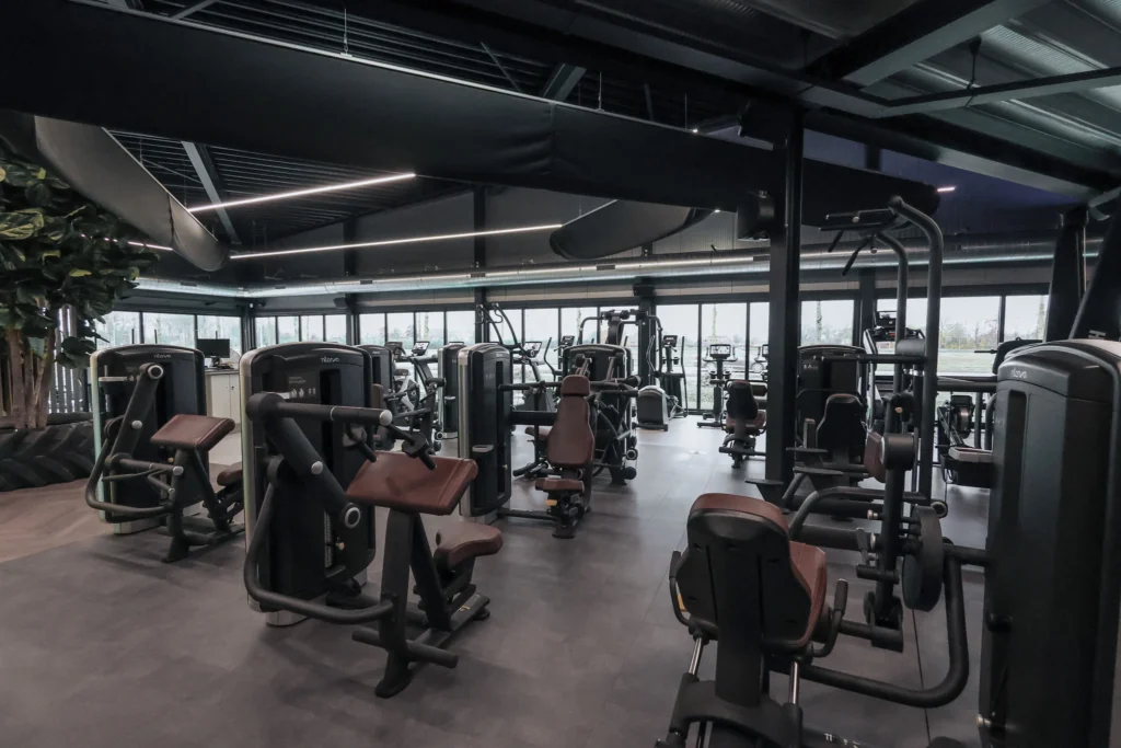 Body Dynamics gym area featuring Intenza cardio and strength Line, for precision, durability, and aesthetic harmony.