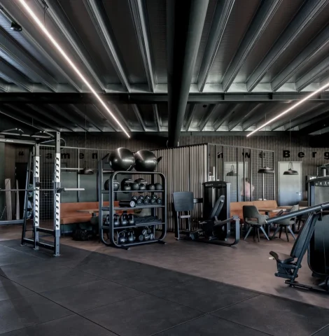 Body Dynamics strength training area featuring Intenza equipment, engineered for precision, durability, and aesthetic harmony.